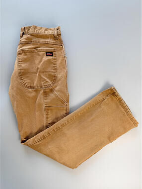 Dickies Carpenter Pants, Brown Workwear Pants, Distressed Dickies, Utility Pants